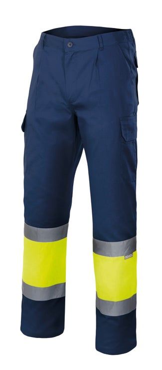 Pantalón forrado bicolor multibolsillos - Imagen 4