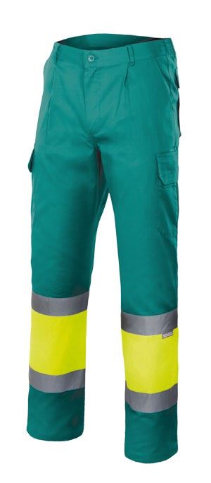 Pantalón forrado bicolor multibolsillos - Imagen 5