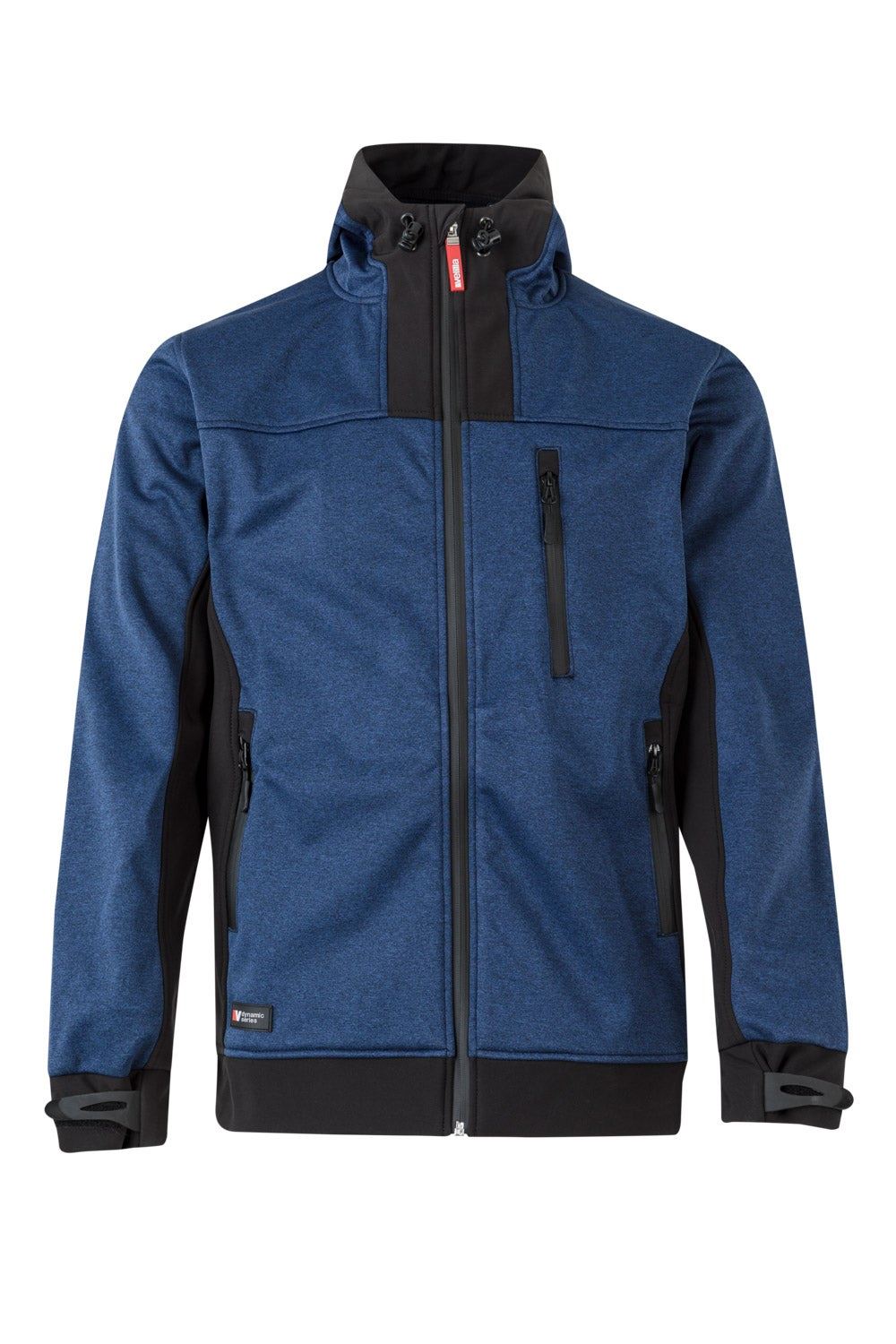 Cazadora soft shell bicolor con capucha - Imagen 2