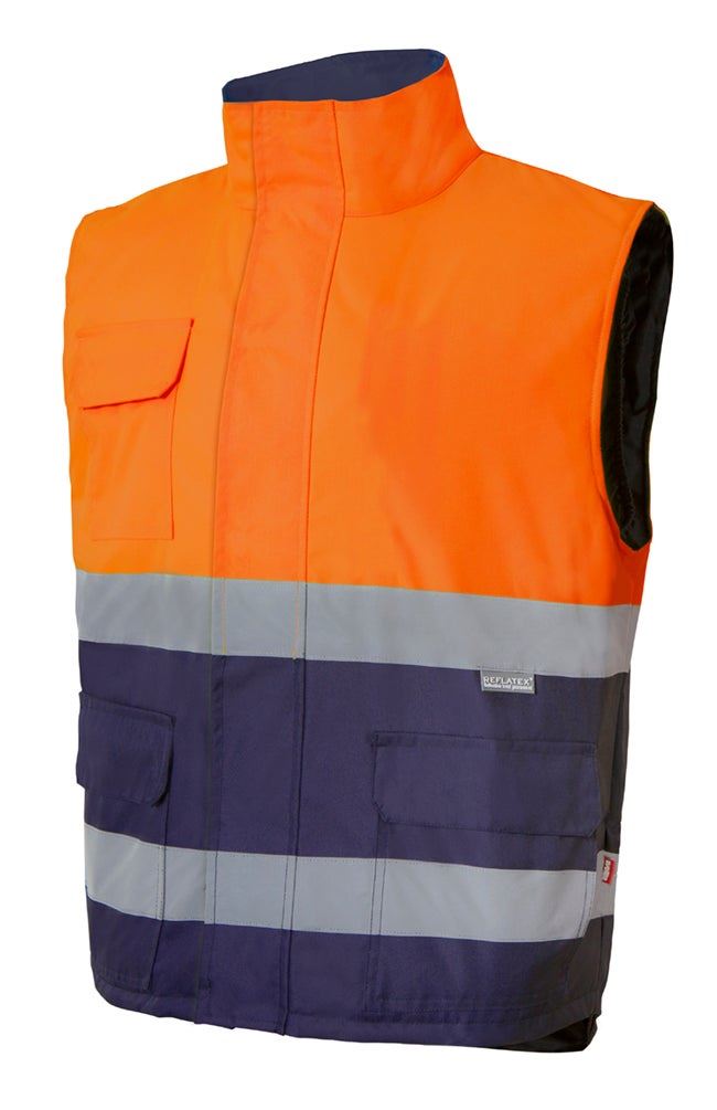 Chaleco acolchado bicolor - Imagen 2