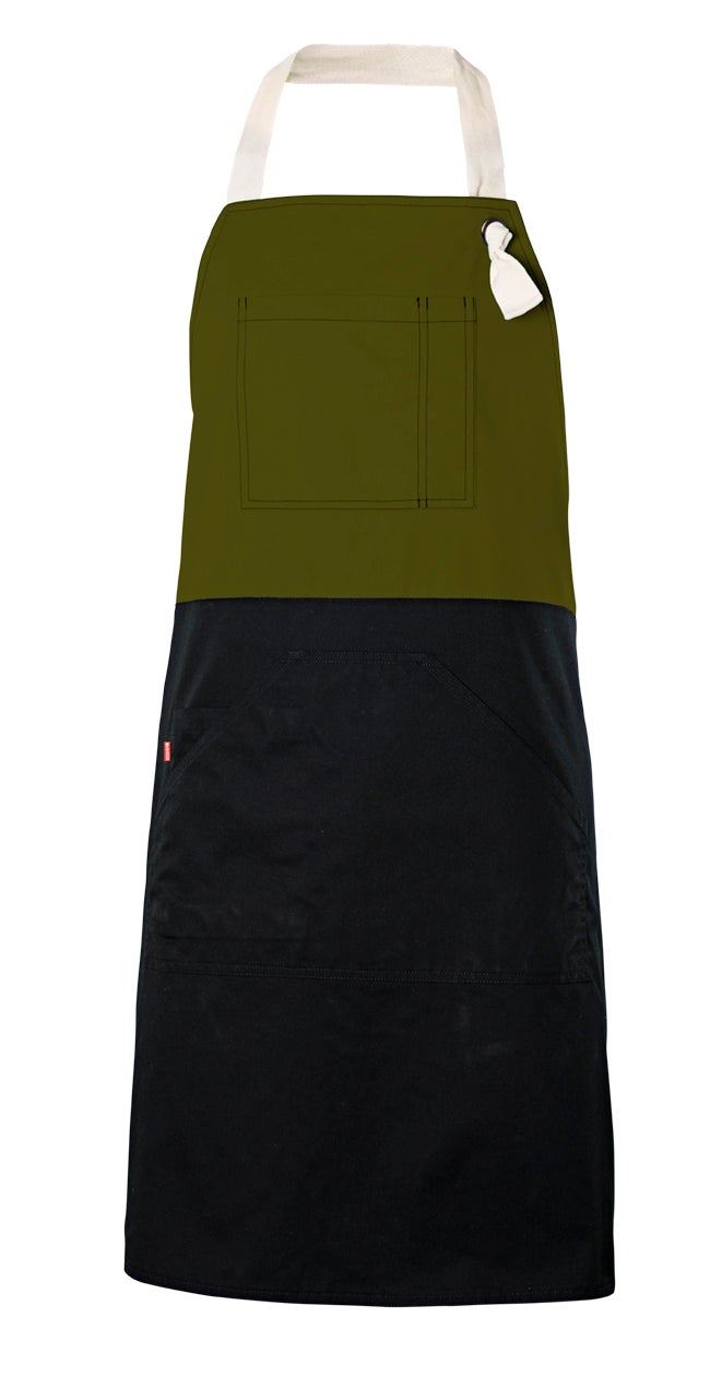 Delantal peto bicolor - Imagen 5