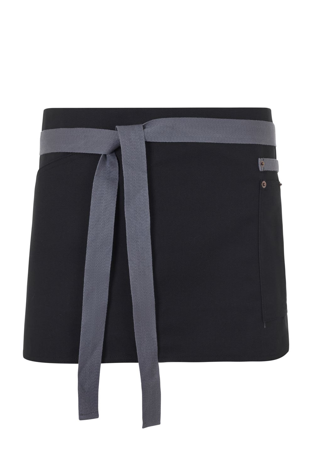 Delantal corto canvas bicolor - Imagen 3