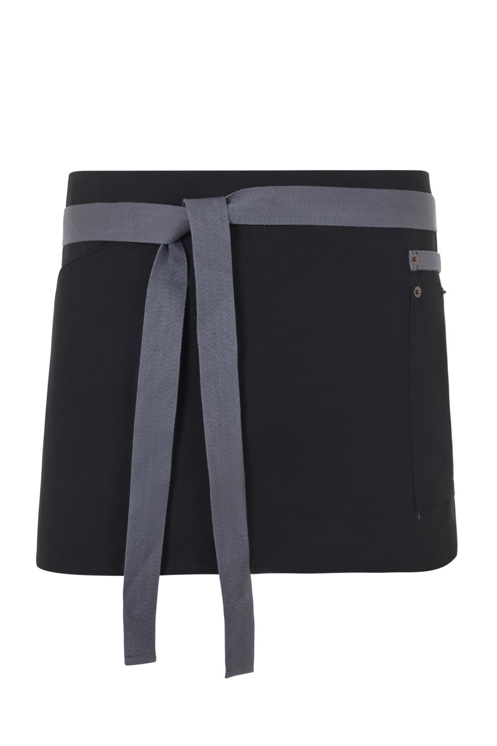 Delantal corto canvas bicolor - Imagen 6