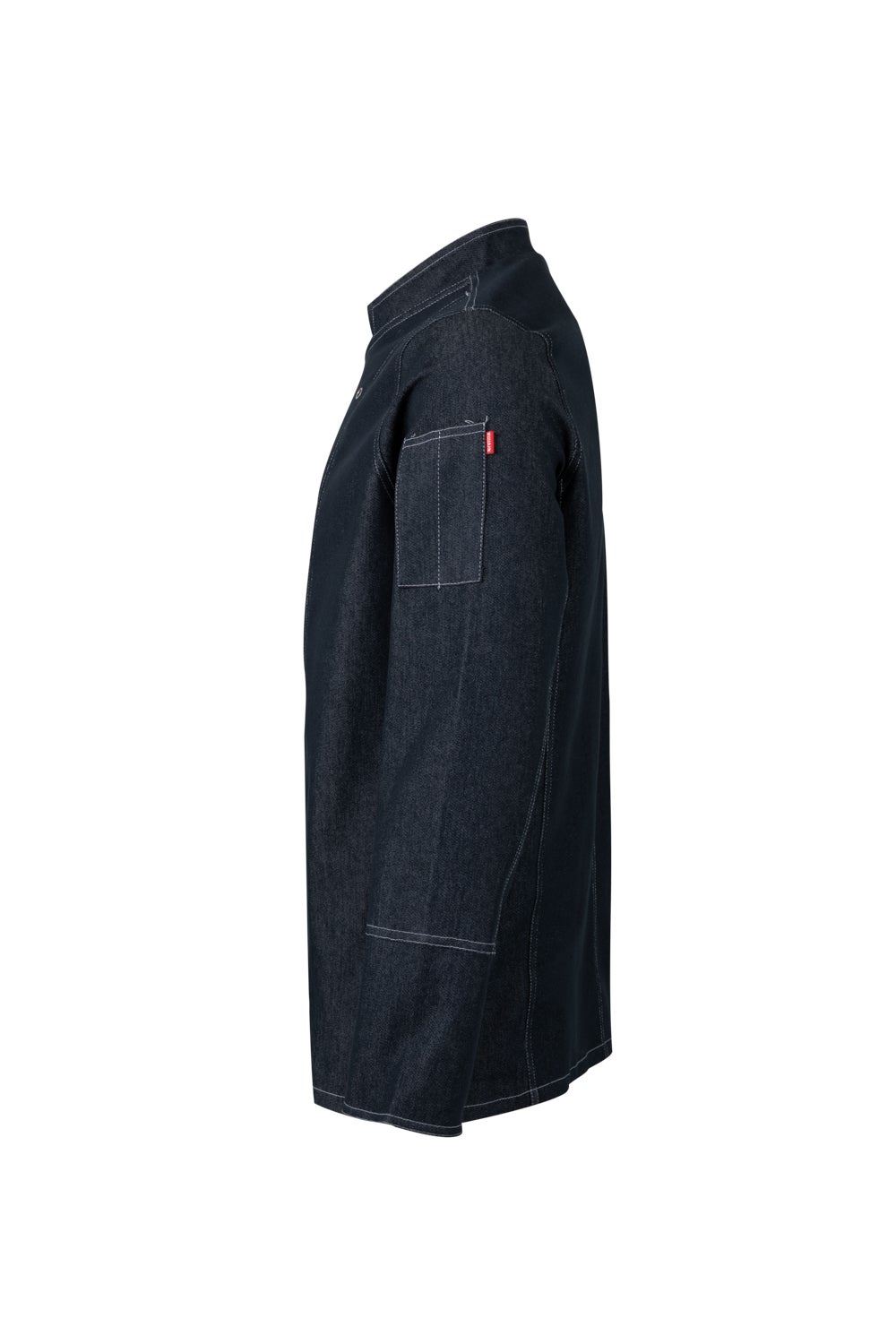 Chaqueta de cocina denim con automáticos - Imagen 5