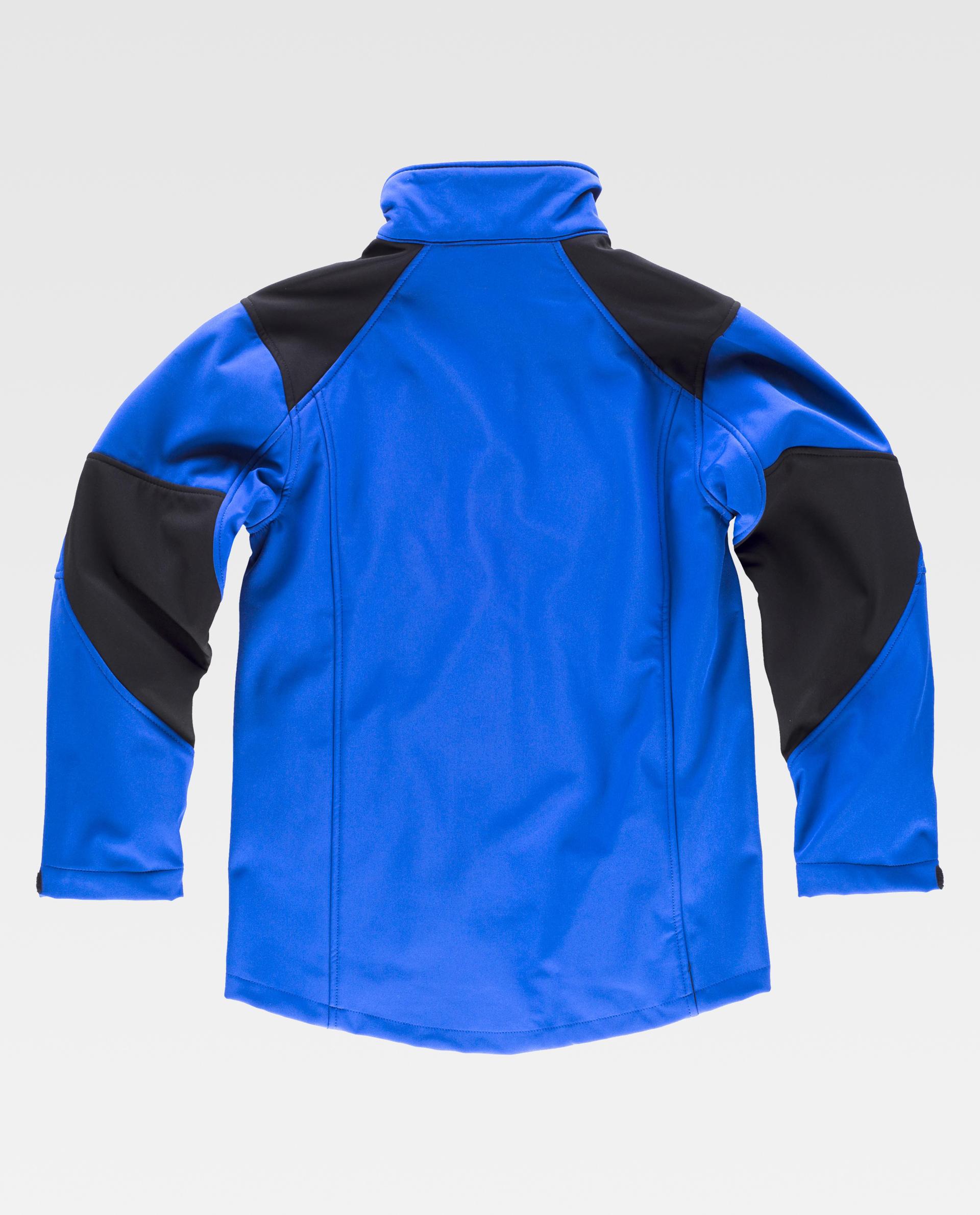 Chaqueta Workshell combinada. Cuello alto y cierre - Imagen 2