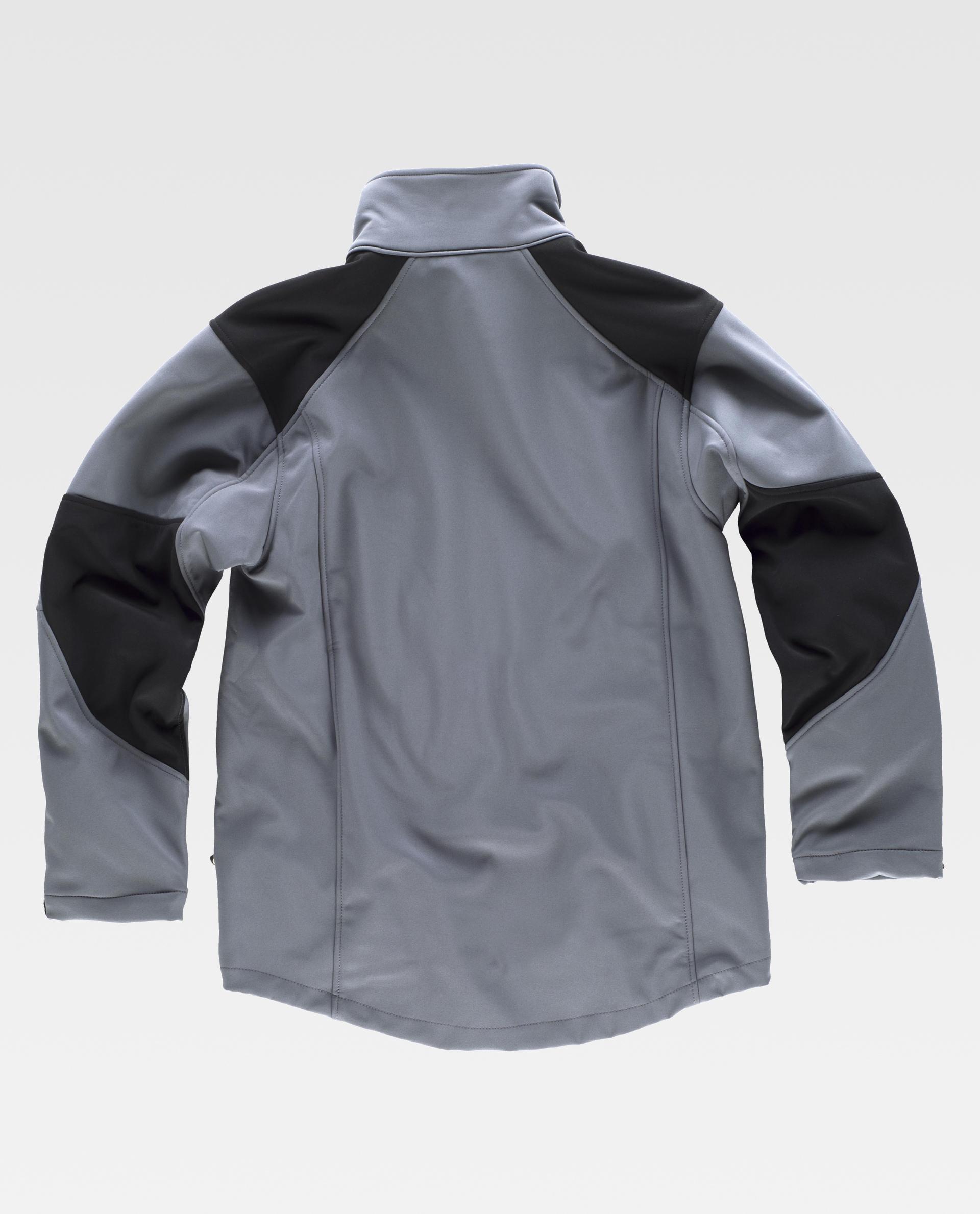 Chaqueta Workshell combinada. Cuello alto y cierre - Imagen 4