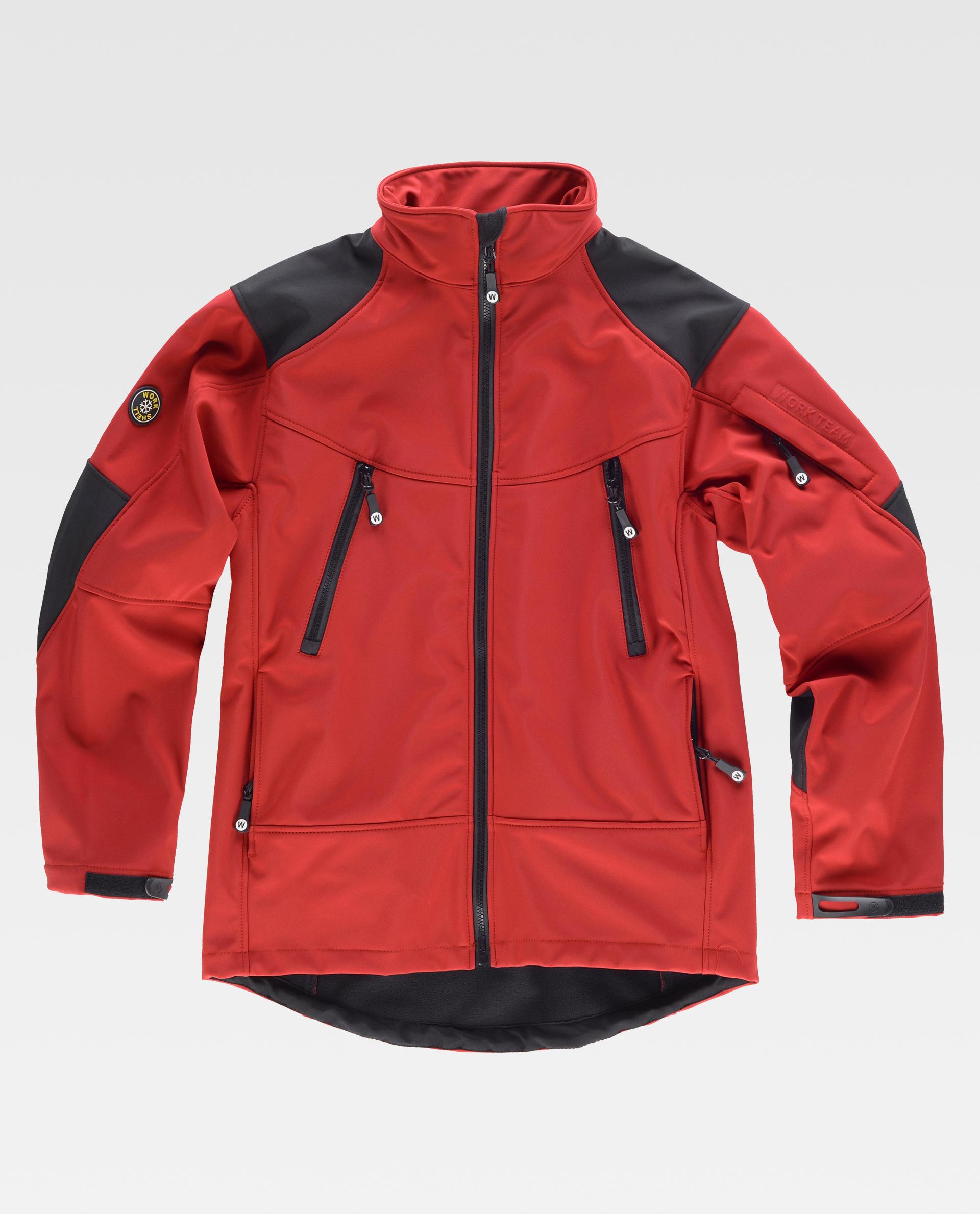 Chaqueta Workshell combinada. Cuello alto y cierre - Imagen 5