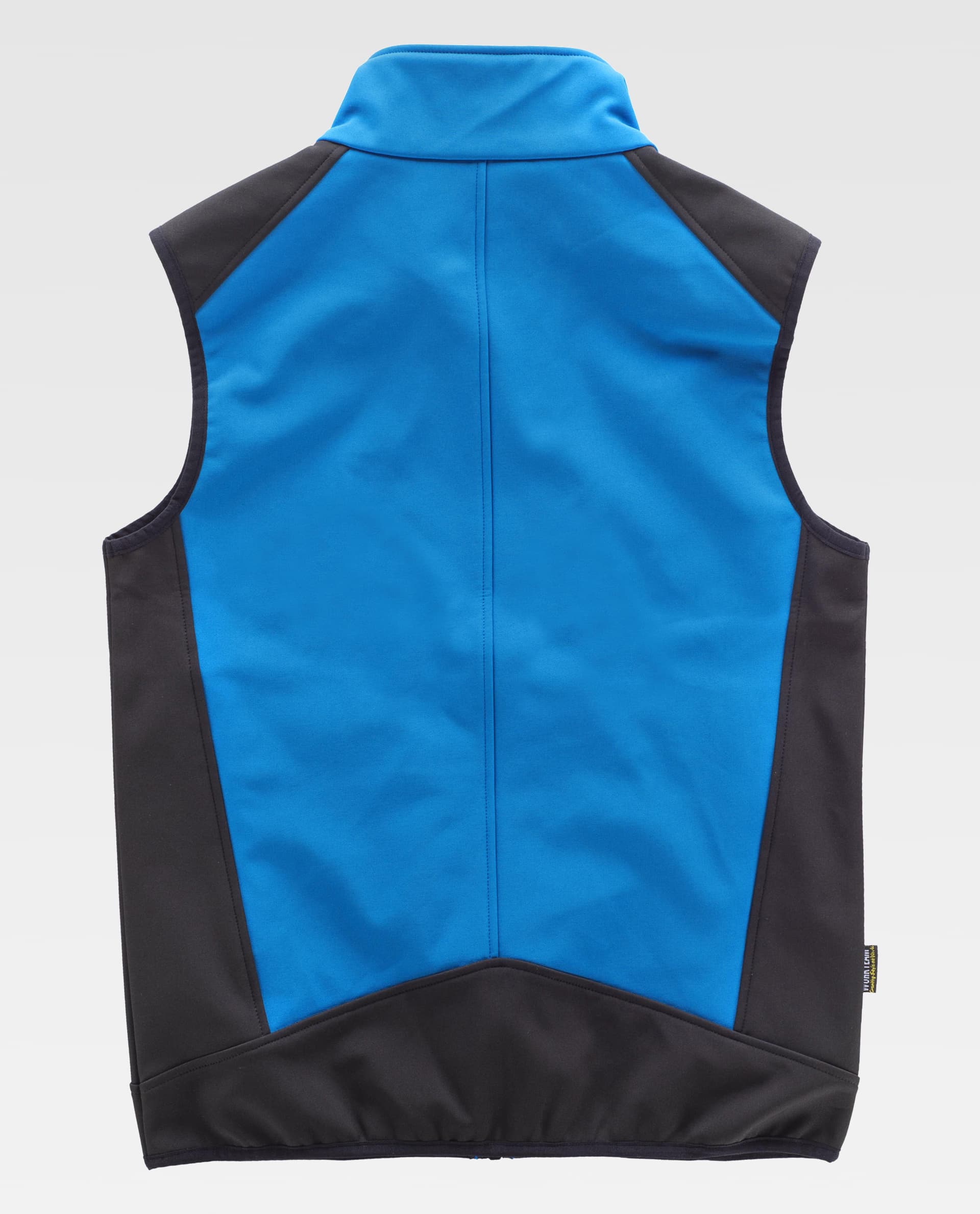 Chaleco Workshell combinado. Cuello alto y cierre - Imagen 4