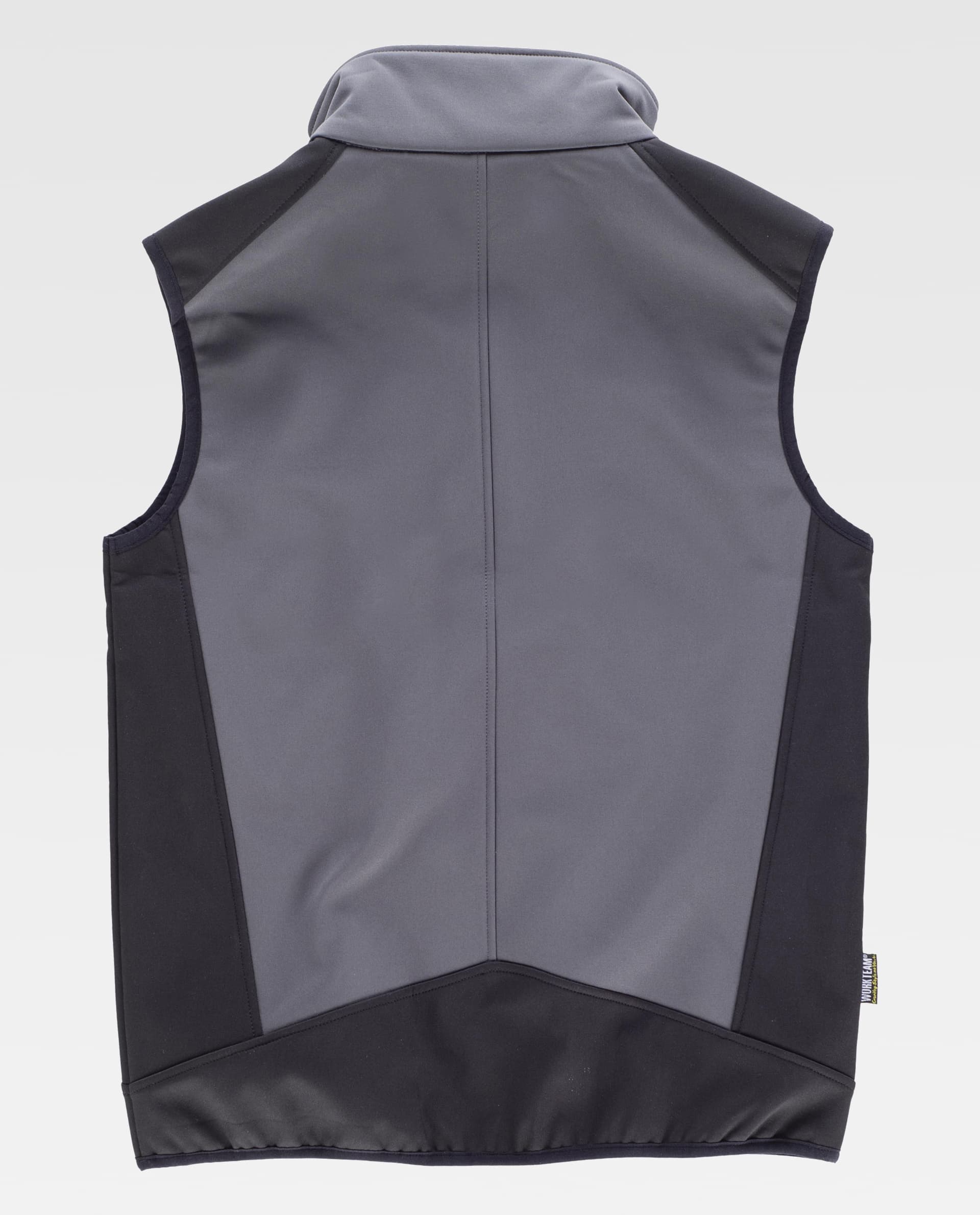 Chaleco Workshell combinado. Cuello alto y cierre - Imagen 6