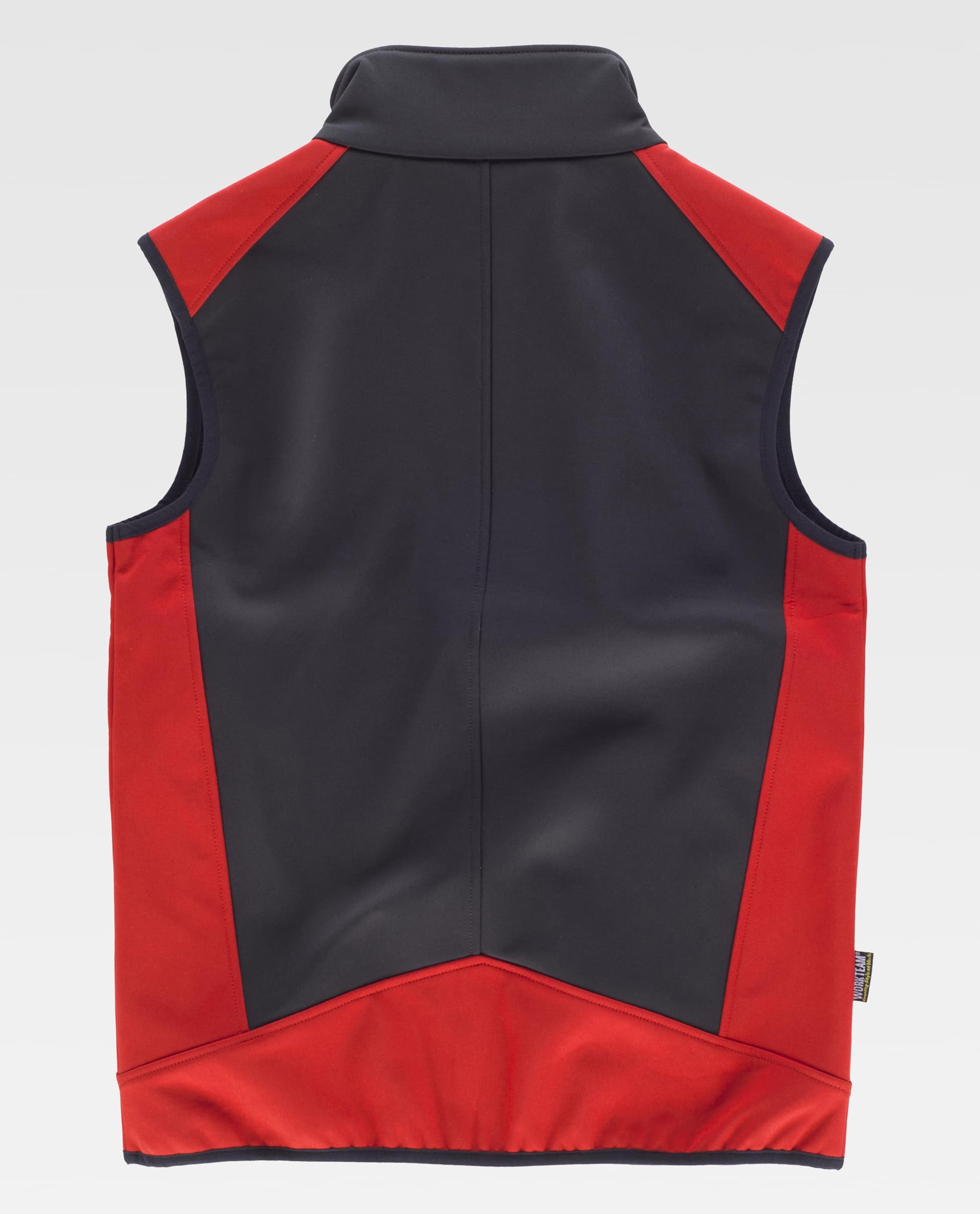 Chaleco Workshell combinado. Cuello alto y cierre - Imagen 8