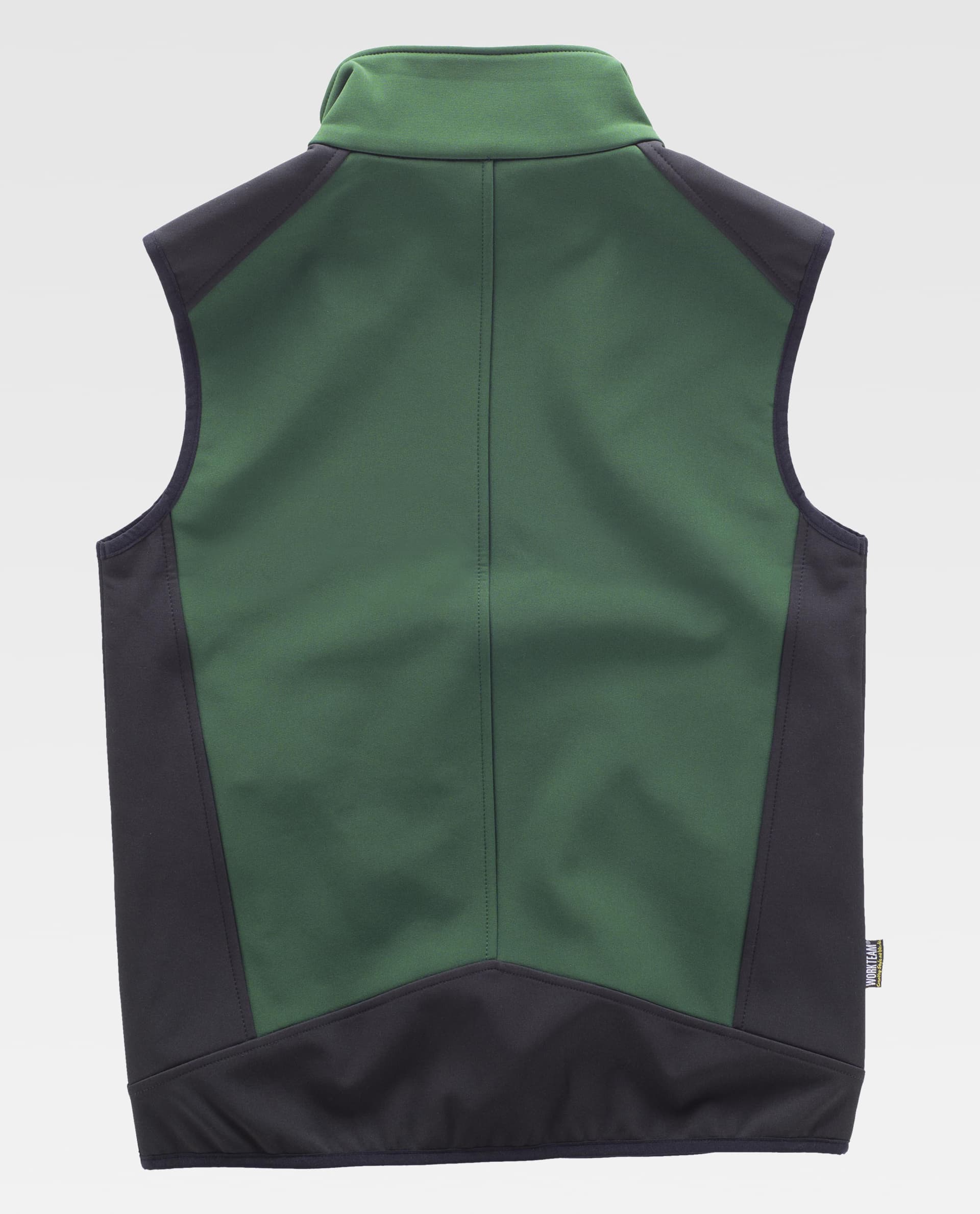 Chaleco Workshell combinado. Cuello alto y cierre - Imagen 12
