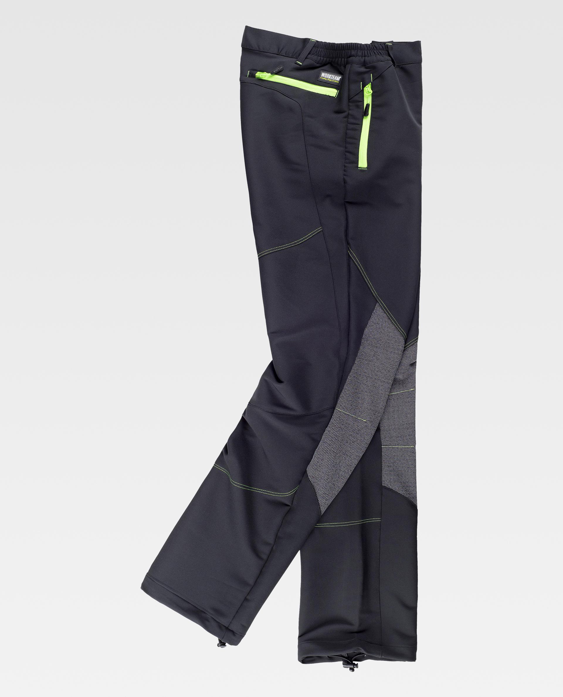 Pantalón elástico combinado - Imagen 3
