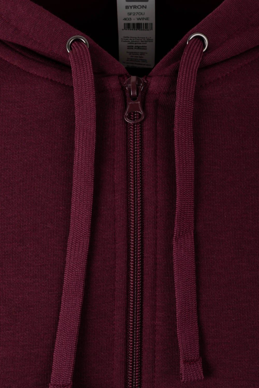 BYRON - SUDADERA CREMALLERA CAPUCHA 270 - Imagen 84