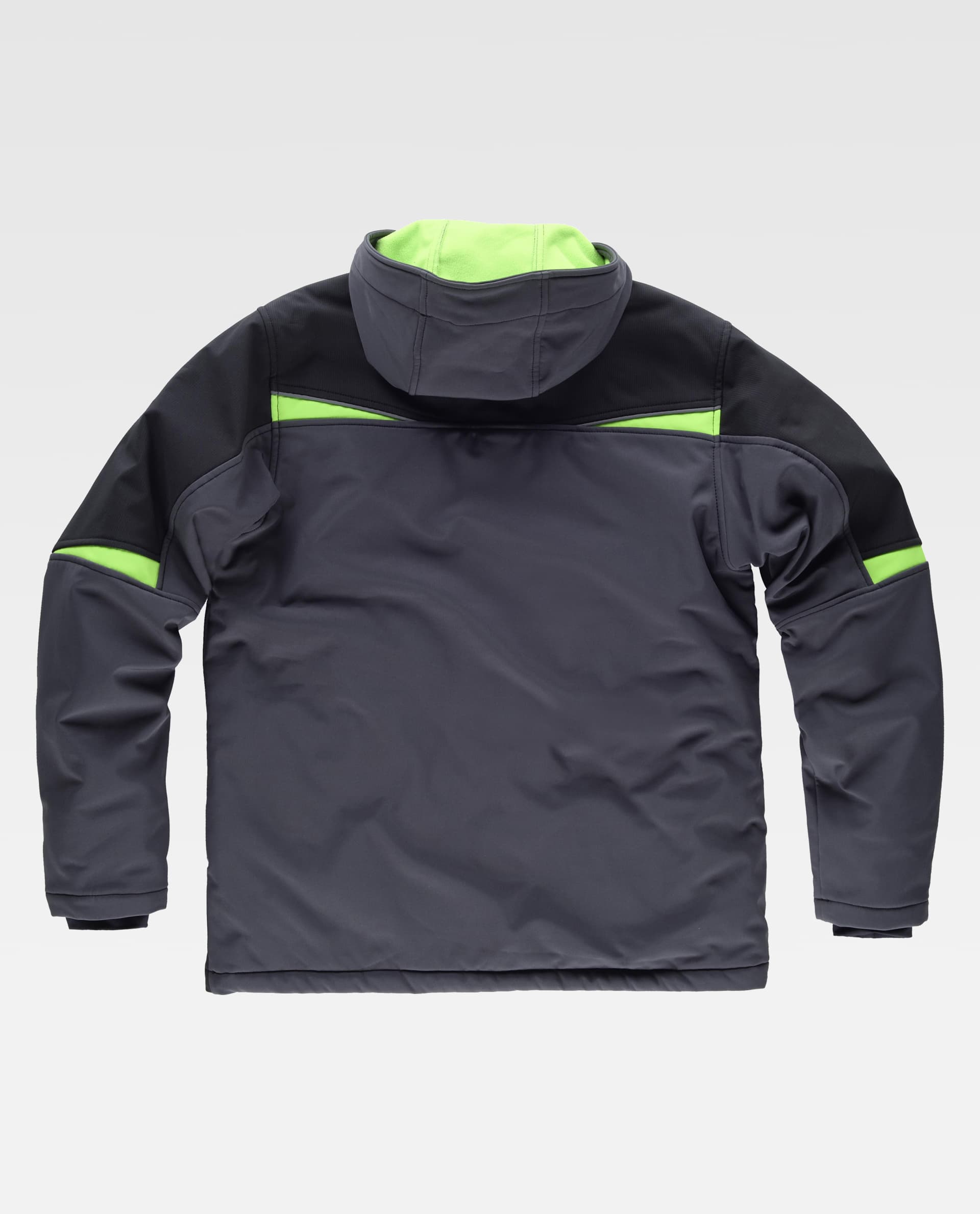 Chaqueta Workshell acolchada, tricolor, - Imagen 2